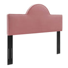 Modway Dawn Performance Velvet King/California King Headboard - Dusty Rose-Velvet King/California King Headboard