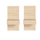 Nexera Milano Floating Nightstand Extension Panel - Natural Blonde Oak-One-Year Limited Warranty: Rest easy knowing your purchase is covered by our one-year limited warranty for added peace of mind