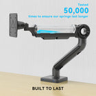 ShoppingAll Heavy Duty Single Monitor Mount for 13-35" Screens - Black-Weight: 9.3 lb