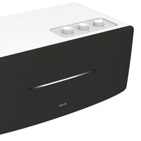 Edifier D12 Integrated Bluetooth Desktop Stereo Speaker - White-A quality wooden enclosure reduces acoustic resonance, compliments any room's décor