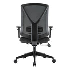 TygerClaw Mid Back Breathable Mesh Office Chair with Lumbar Support-Armrests can be raised or lowered to fit your body and desk height perfectly