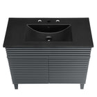 Modway Render 36" Bathroom Vanity - Grey/Black-9