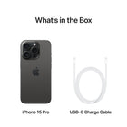Apple iPhone 15 Pro 6.1" Super Retina XDR - 1 TB - Black Titanium - Bell and Virgin Plus-1 Year Limited Manufacturer Warranty