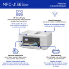 Brother INKvestment MFC-J1365DW Wireless Inkjet All-in-One Printer - Colour - Auto Duplex Printing - 1.8” Colour Display-Access Cloud apps, easily from the 1.8” colour display
