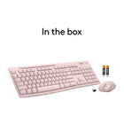 Logitech MK270 Wireless Keyboard and Optical Mouse Combo - Pink-9