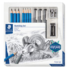 Staedtler Sketching Set - 12 Piece-Premium drawing pencil for expressive sketching, fine detail and artistic clarity.