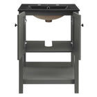 Modway Steam 24" Bathroom Vanity - Grey/Black-Assembly Required
