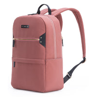 Tucci Italy PeakPulsePack Laptop Backpack - Medium - Red-Water‑Resistant Woven Fabric – Protects your essentials from splashes and light rain