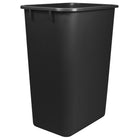 Staples 38.5 L Wastebasket - Black-For individual workstations or for use with shredders