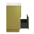 Modway Quantum 24" Bathroom Vanity - White/Gold-8