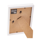 Kiera Grace Jill Frame – 6" x 8" - White-Can be placed on a tabletop or displayed on a wall