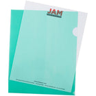 JAM Paper Plastic Sleeves - 9" x 12" - Green - 12 Pack-Plastic Sleeves are great for holding, protecting, and organizing important documents, job tickets & orders, invoices and more!