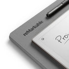 reMarkable Polymer Weave Book Folio for Paper Pro Tablets - Grey-Thanks to sensors inside Book Folio, taking notes on reMarkable Paper Pro is as easy as opening up the front cover