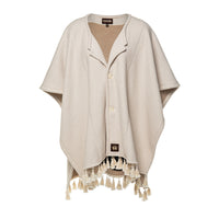 Warmür The Original Office Chair Blanket - One Size - Beige-Outer material and fleece are 100% polyester and the inside slip is 88% polyester 12% Spandex