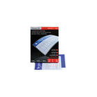 Swingline GBC Clear Fusion EZUse LongLife Speed Thermal Laminating Pouches - 3 mil - Letter - 100 Pack-Directional arrows indicate which edge of pouch should be loaded into laminator first