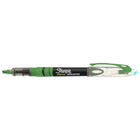 Sharpie Liquid Chisel Tip Pen-Style Highlighters - Green - 12 Pack-Pigmented fluorescent ink is more vibrant than traditional highlighter ink