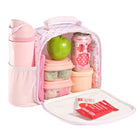Fit + Fresh Townsend Charmed Bag - Pink Hearts-The wide opening makes for easy packing, unpacking, and interior cleaning