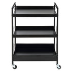 Union & Scale Rolling Cart - Black-4 smooth-rolling wheels (2 lockable)