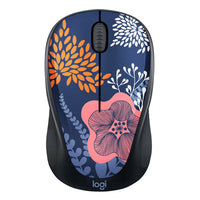 Logitech Design Collection Limited Edition Wireless Mouse - Forest Floral-Colorful designs: each colorful mouse from the Limited Edition gives you a vibrant look to create your personal desk setup