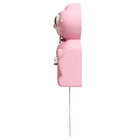 Kit-Cat Klock Limited Edition Lady Cat Wall Clock - Pink Satin-Battery operated quartz movement provides reliable and accurate timekeeping for daily use