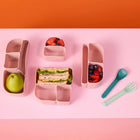 b.box Silicone Bento Buddy Lunchbox - Berry-Free from BPA