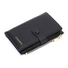 Champs Iconic Slim Wallet - Black-Bill compartment