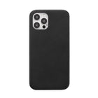 General Supply Goods + Co iPhone 12/12 Pro Vegan Leather Case with Metallic Buttons and MagSafe Compatible - Black-Compatible with: iPhone 12/12