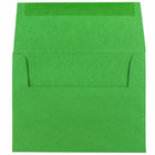 JAM Paper A2 Coloured Invitation Envelopes - 4.375 x 5.75 - Green Recycled - 50 Pack-Colour: Christmas Green