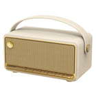 Edifier MP330 BT Wireless Hi-Res Audio Portable Retro Wood Speaker wiith 20W RMS Stereo Sound - Ivory-Bluetooth multipoint connectivity: Connect to two devices simultaneously, allowing you to effortlessly switch between sources without interrupting your listening experience