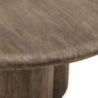 Modway Tori 31" Indoor/Outdoor Round Coffee Table - Weathered Walnut-8