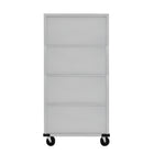 Seville Classics UltraHD Storage Cabinet - 36" L x 18" W x 72" H - Granite-4 shelves total (3 height-adjustable)