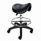 Nicer Furniture Backless Saddle Stool - Black-Drafting chair
