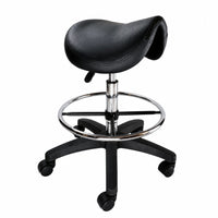 Nicer Furniture Backless Saddle Stool - Black-Drafting chair