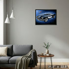 Corvette by Michael Fishel - Framed Canvas - 31" x 22"-Ready to hang - arrives fully assembled