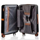 Champs Vintage II 24" Luggage Case - Black-TSA Lock on the 28" Case, 24" and 20"