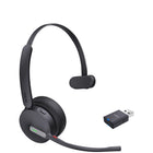 Yealink WH64 Hybrid Mono Wireless Headset - UC-The Yealink WH64 Hybrid is a wireless headset with a DECT dongle for Hybrid working.