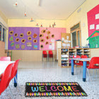 Ashley Productions The Original Fun Mat Mat Runner - 15.5" x 47" - Welcome Crayons-Easy to Clean: The absorbent, soft surface makes spills and messes quick to clean up.