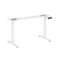 Uplite Dual Motor Electric Sit Stand Desk Frame - White-Easy up-and-down control provides height adjustment from 28.3" to 47.2", allowing effortless shift from sitting to standing working position.