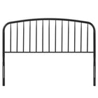 Modway Nova Metal Twin Headboard - Black-Height Adjustable