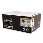DuraPlus Can Liner - LLDPE - 30" x 38" - Regular - Black - 250 Pack-Strength: Regular