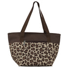 Merangue Purse Style Insulated Lunch Bag - Cheetah-Insulated bag with top handle straps