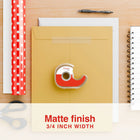 Staples Invisible Tape with Dispenser - 3/4" W x 18.05 yds L - 6 Pack-Invisible tape with a matte finish