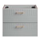 Modway Daybreak 24" Wall-Mount - Light Grey-Modern Bathroom Vanity
