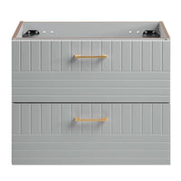 Modway Daybreak 24" Wall-Mount - Light Grey-Modern Bathroom Vanity