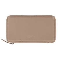 Gry Mattr Vegan Leather Pen Pouch - 8.25" × 4.5" - Pink-Wide elastic band attaches securely to most notebook covers.