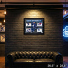 Auston Matthews 4 Photo Collage - Framed Print - 36" x 28"-Finished size: 36.5x28.5