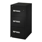 Gardex Classic Fire-Resistant File, 3-Drawer, Vertical, Legal, Black, 41H x 19 3/4W x 31D (GXGF-300-BK)-UL-certified fire resistant vertical 3-drawer 31"D, legal