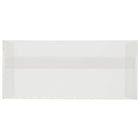 JAM Paper #10 Business Envelopes, 4 1/8 x 9.5, Clear Translucent Vellum, 1000 Pack (2851306B)-Clear
