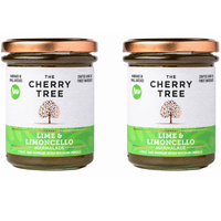 The Cherry Tree Lime & Limoncello Marmalade - 225 g - 2 Pack-Bright lime marmalade with a smooth limoncello finish.