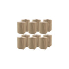 Globe Commercial RT205NAT Roll Towels - Natural - 205'/Pack - 24 Pack-Fits universal paper dispensers